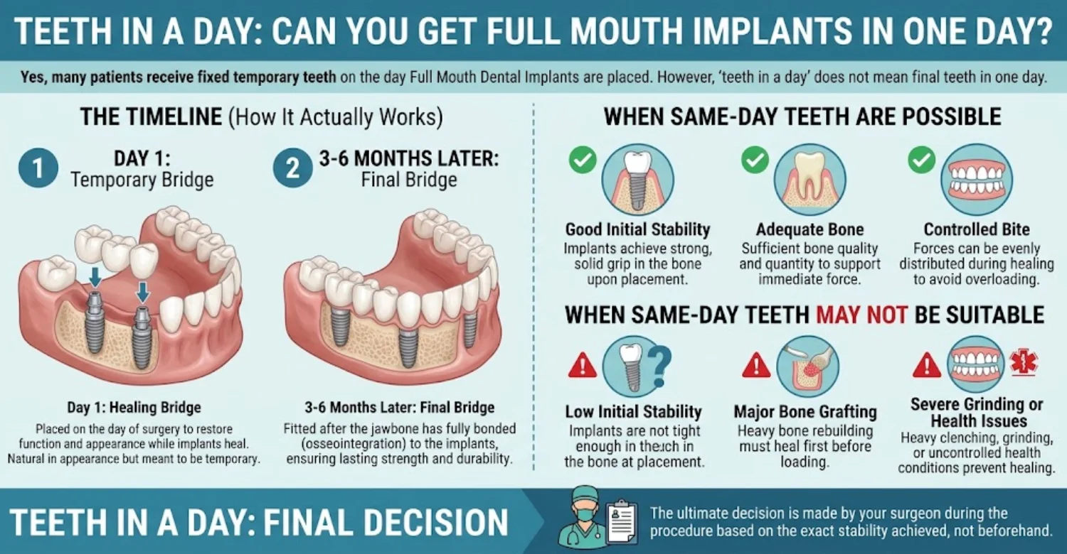 infographic Full Mouth Dental Implants